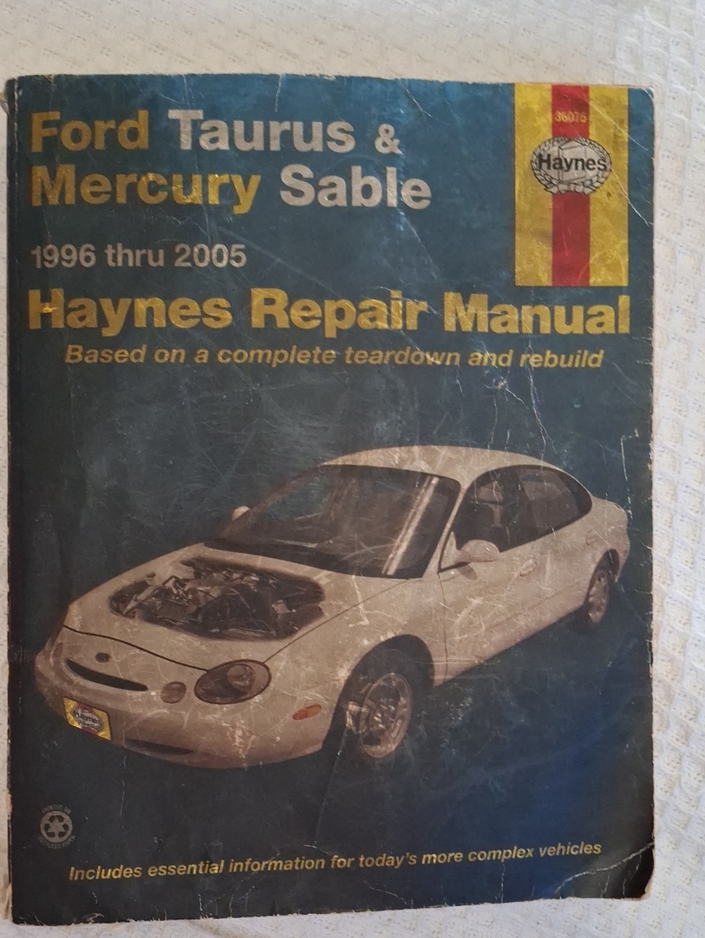 Haynes Repair Manual - Foed Taurus & Mercury Sable 1996 Thru 2005 Used